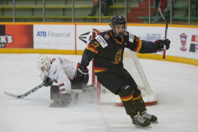 scores an equalizer in the of first period. © J. Ashley Nixon