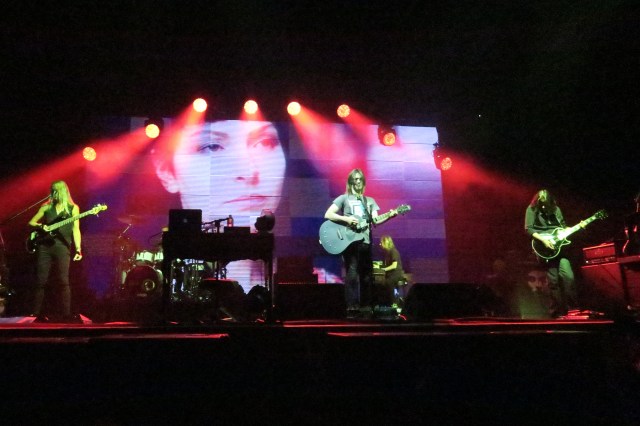 Multimedia show from Steven Wilson playing MacEwan Hall, Calgary © J. Ashley Nixon