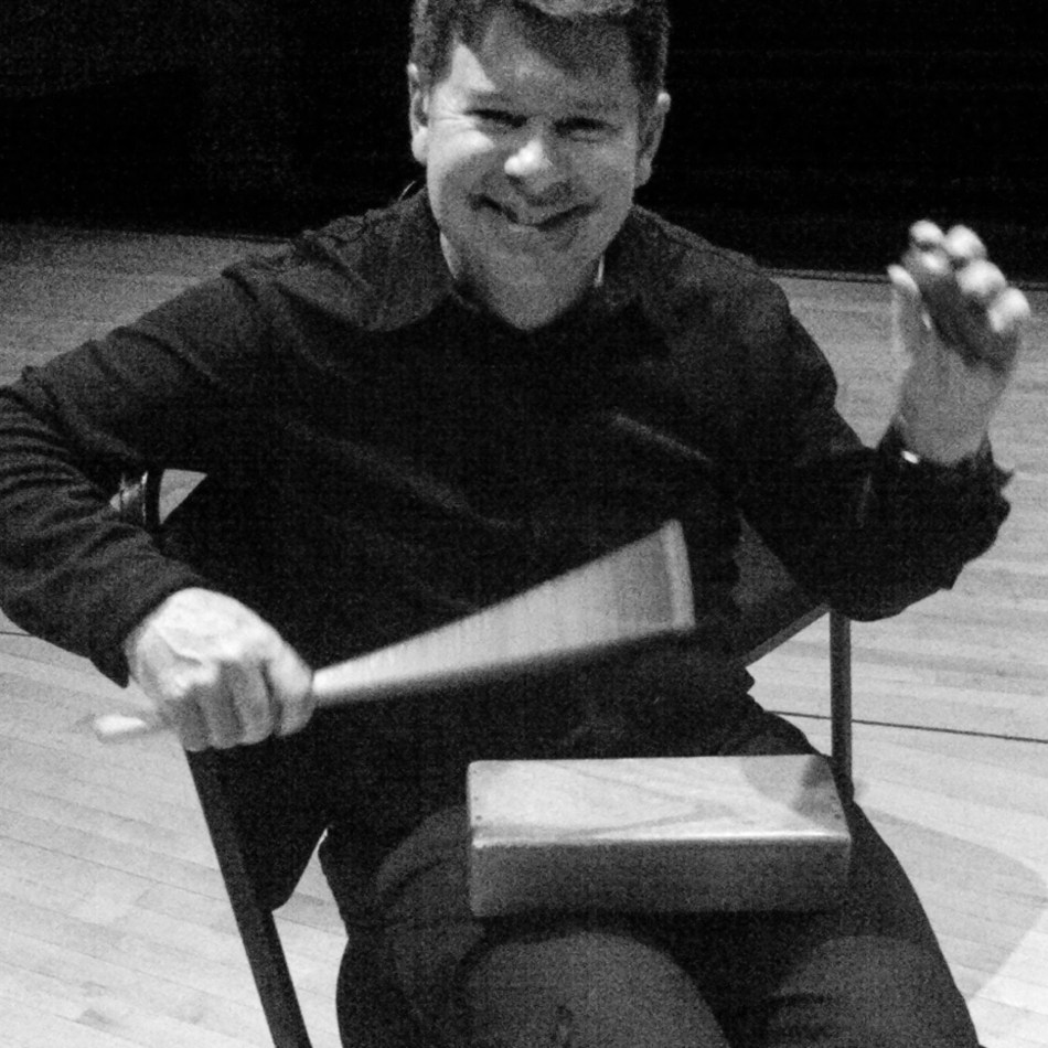 Fast multi-percussionist approaching © J. Ashley Nixon