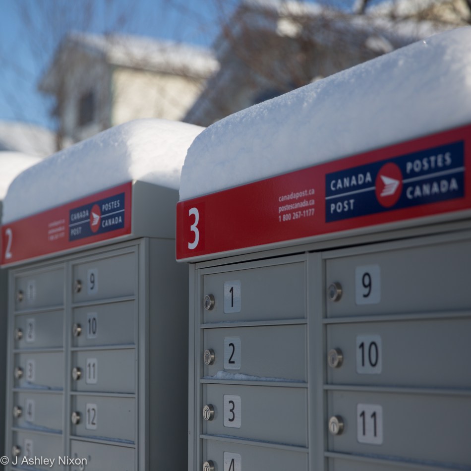 Canada Post in winter © J. Ashley Nixon